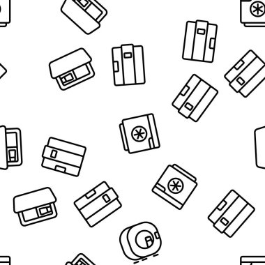 Makyaj Dondurucu Aracı Vektörü Kusursuz Desensiz İnce Çizgili Çizgi Çizimi