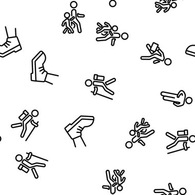 İnsanları Yürüt Hareket Vektörü Kusursuz Desensiz İnce Çizgi ResimleriComment