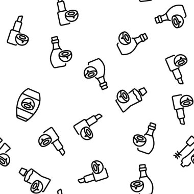 Hindistan cevizi Kozmetik Paket Vektörü Kusursuz Desen