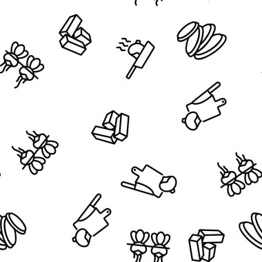 Şalgam Tarımsal Sebze Vektörü Kusursuz Desen