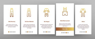 Tulum İşçisi Mobil Uygulama Sayfası Ekran Vektöründeki Giysileri Koruyor. İnsan Koruma Tulumları, Güvenlik ve Koruyucu Vücut Giysileri ve İş Giysileri Çizimleri