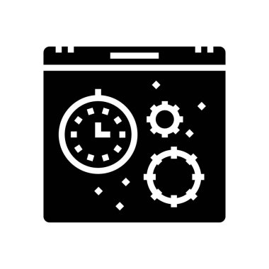 Virüs sezonu takvim simge vektörü. Virüs sezonu takvimi. izole edilmiş çizgi simgesi siyah illüstrasyon