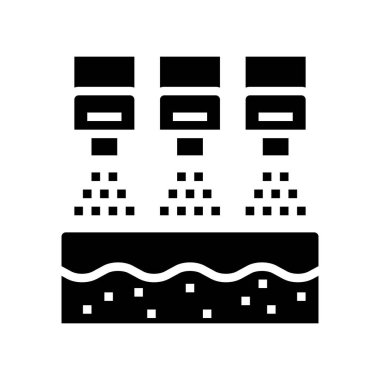 Beyazlatma sistemi simge vektörü. Beyazlatma sistemi işareti. izole edilmiş çizgi simgesi siyah illüstrasyon