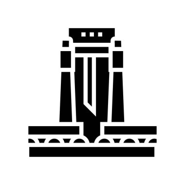 Kağıt kesme makinesi sembol vektörü. Kağıt kesme makinesi işareti. izole edilmiş çizgi simgesi siyah illüstrasyon