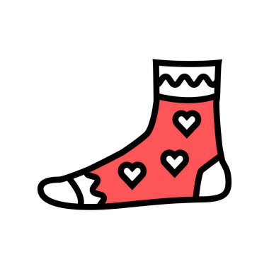 Kadınlar çorap rengi ikon taşıyıcısı. Kadın çorap tabelası. izole edilmiş sembol çizimi