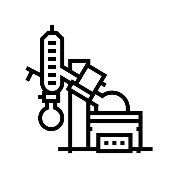 Vacío Evaporador Línea Icono Vector Señal Evaporador Vacío Contorno Aislado — Archivo Imágenes Vectoriales