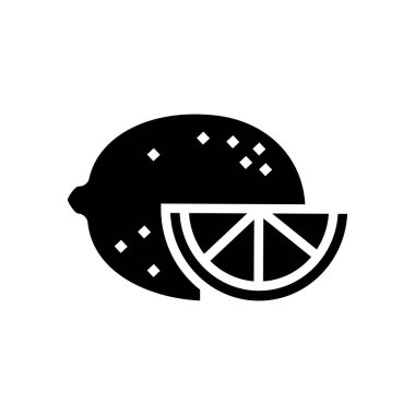 Turunçgil aromaterapi sembolü vektörü. Turunçgil aromaterapi işareti. izole edilmiş çizgi simgesi siyah illüstrasyon