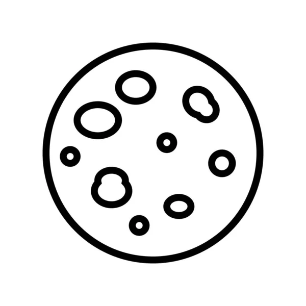 Pityriasis Rosea Skin Disease Line Icon Vector Pityriasis Rosea Maladie — Image vectorielle
