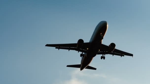 Airbus A320 de Air Berlin sobrevolando — Vídeos de Stock