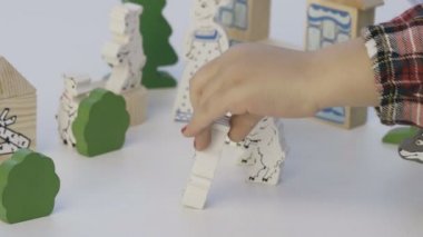 Çocuk oyun masa oyunu hayvanlarla