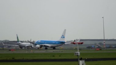 Klm Hava Yolları Boeing 737 çıkar ve tırmanmaya