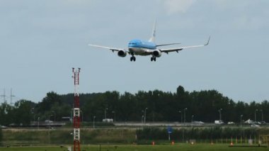 Klm hava yolları toprakların Boeing 737