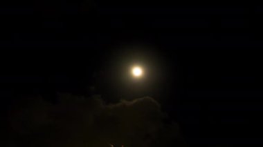 Uçak fly moon disk arasında
