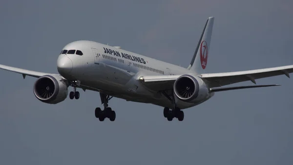 Boeing 787 Dreamliner des compagnies aériennes japonaises en approche finale — Photo