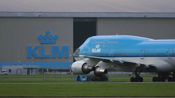 Boeing 747 linii lotniczych Klm — Zdjęcie stockowe