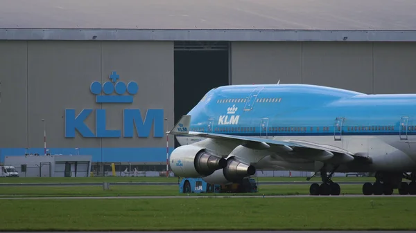 Boeing 747 авіакомпанії Klm — стокове фото