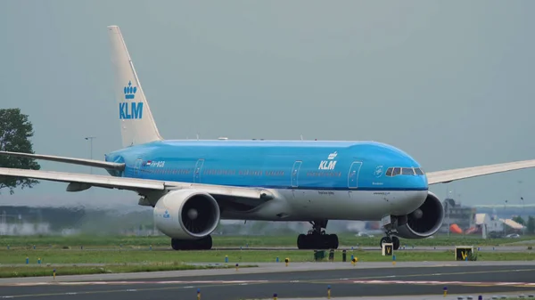 Boeing 777-206-Er-Klm Airlines — Zdjęcie stockowe