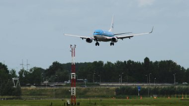 Klm hava yolları toprakların Boeing 737