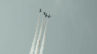 Savaş oluşumunda jet eğitmen uçakları performans