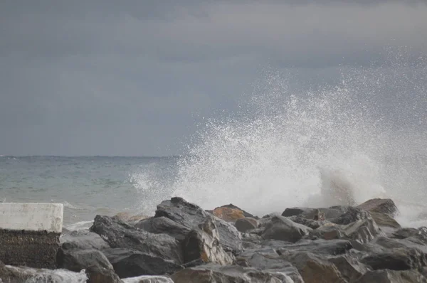 Das Mittelmeer Nach Dem Sturm Italien — Stockfoto