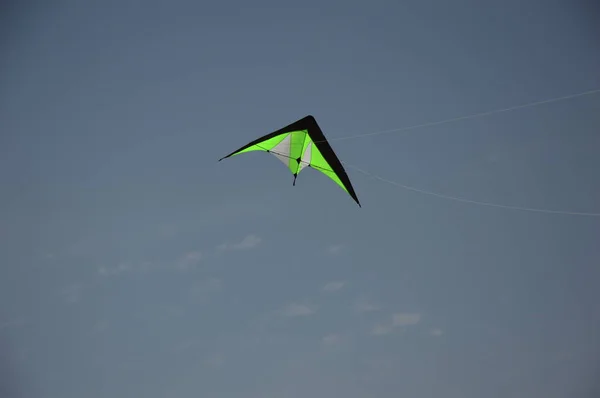 Steering Kite Blue Sky — Stock Photo, Image