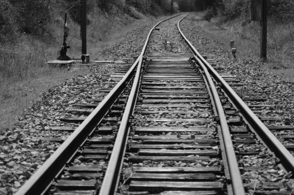 Zoom Old Railroad France — Stock Photo, Image