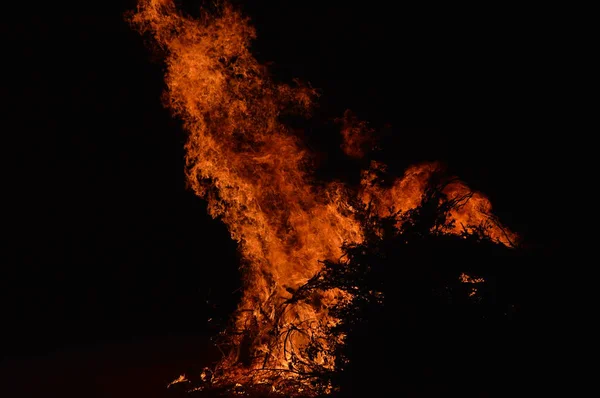 Пламя Ночи — стоковое фото