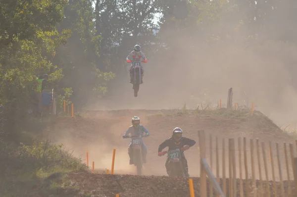 Una Carrera Motocross Saint Christol Septiembre 2017 Sur Francia — Foto de Stock