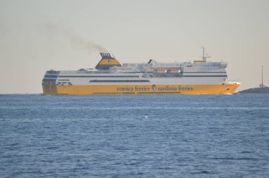 Akdeniz'de bir Korsika feribot sardunya feribot gemi