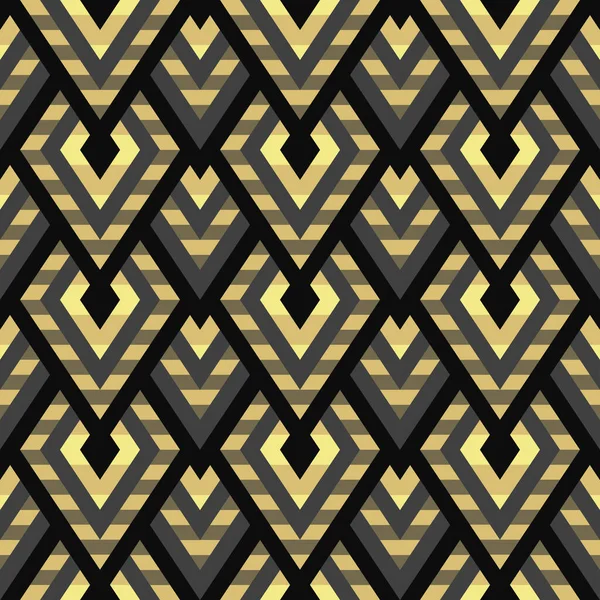 Modèle géométrique vectoriel sans couture de losanges et de triangles — Image vectorielle