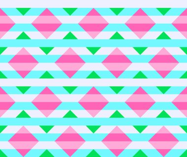 Çok renkli eşkenar dörtgenler geçmişe dönük biçimlerde pürüzsüz desenler