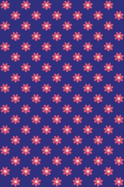 Çiçeklerle, kalplerle, klasik tarzda kusursuz bir desen..