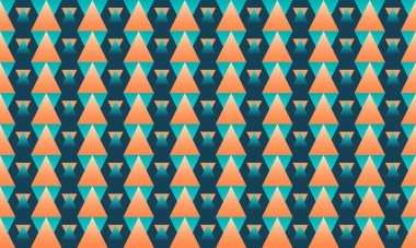 Elmasların ve üçgenlerin soyut, kusursuz geometrik deseni