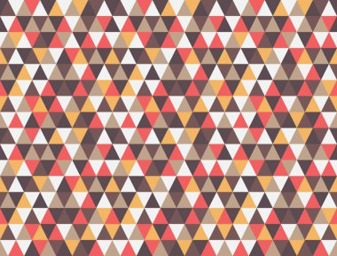 Çok renkli retikülasyon üçgenlerinin kaotik, pürüzsüz deseni.