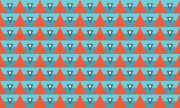Een naadloos patroon van strepen en driehoeken van verschillende afmetingen — Stockfoto
