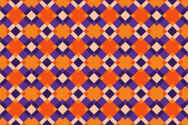 Çok renkli karo deseni, karelerin kareli süsü 