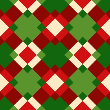 Çok renkli karo deseni, karelerin kareli süsü 