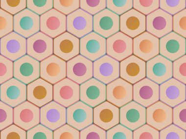 Düz şekilli kalemlerle kusursuz desen