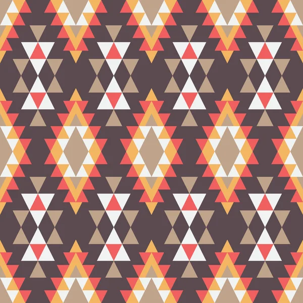 Seamless pattern in the native American style. — Stock Vector