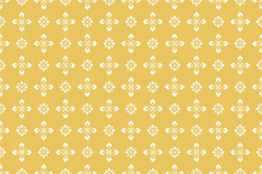 Kusursuz dantel desenli folklorik çiçek süsü.