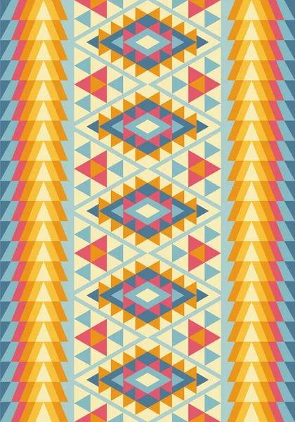 Seamless pattern in the native American style. — Stock Vector