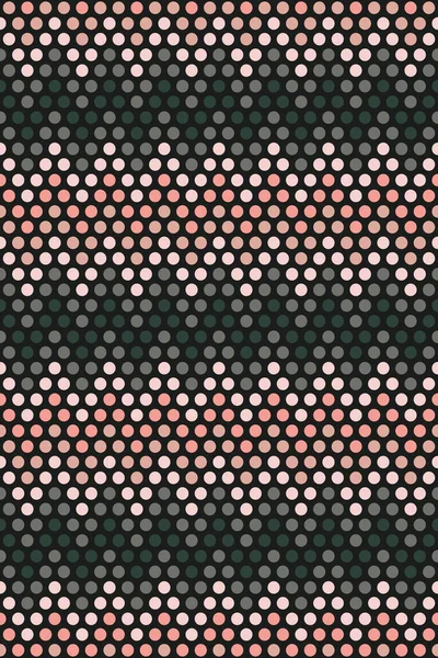 Бесшовный узор с цветовым кругом, шеврон с красочными точками — стоковое фото
