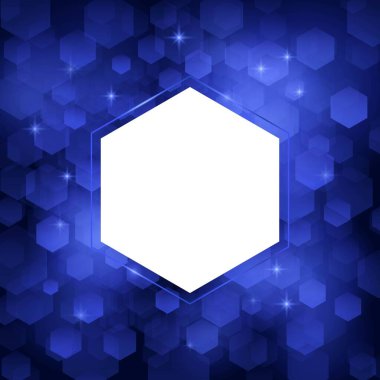 Mavi pullu soyut şenlik arka planı, kare yönelimli