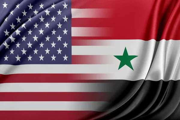 EUA e síria . — Fotografia de Stock