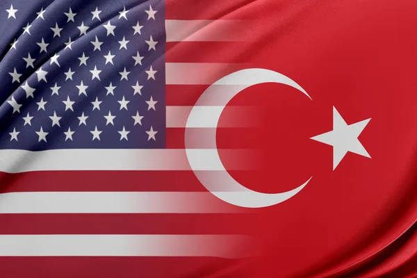美国和土耳其. — 图库照片