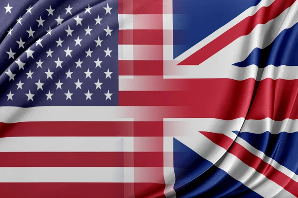 USA och Storbritannien. — Stockfoto