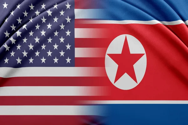 Stati Uniti e Corea del Nord. — Foto Stock