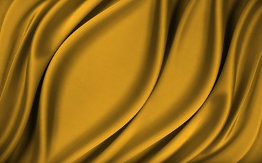 Sarı veya altın ipek saten arka plan Soyut doku .