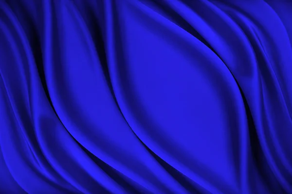 Blue silk texture of satin background abstract . — Stock Photo, Image