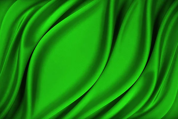 Green silk texture of satin background abstract .